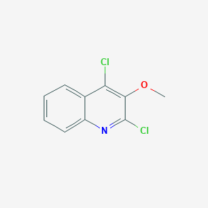 molecular formula C10H7Cl2NO B183663 2,4-Dichloro-3-methoxyquinoline CAS No. 157027-29-7