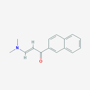 molecular formula C15H15NO B183670 (2E)-3-(dimethylamino)-1-(naphthalen-2-yl)prop-2-en-1-one CAS No. 138716-23-1