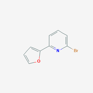 molecular formula C9H6BrNO B183674 2-Bromo-6-(furan-2-yl)pyridine CAS No. 167023-54-3