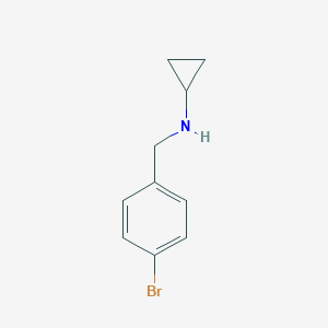 molecular formula C10H12BrN B183676 N-(4-bromobenzyl)cyclopropanamine CAS No. 70894-73-4