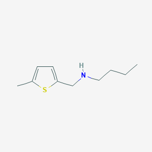 molecular formula C10H17NS B183680 N-[(5-methylthiophen-2-yl)methyl]butan-1-amine CAS No. 893611-64-8