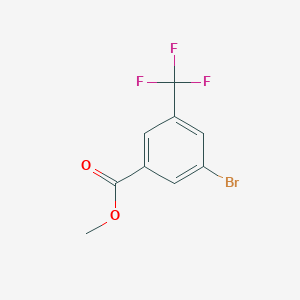 molecular formula C9H6BrF3O2 B183683 Methyl 3-bromo-5-(trifluoromethyl)benzoate CAS No. 187331-46-0