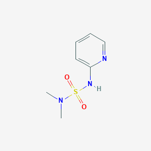 molecular formula C7H11N3O2S B183698 N,N-dimethyl-N'-(2-pyridinyl)sulfamide CAS No. 54767-77-0