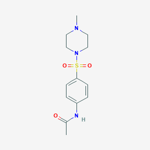 Acetamide, N-[4-[(4-methyl-1-piperazinyl)sulfonyl]phenyl]-