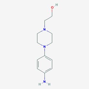 molecular formula C12H19N3O B183703 2-(4-(4-Aminophenyl)piperazin-1-yl)ethanol CAS No. 5521-39-1