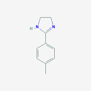 molecular formula C10H12N2 B183705 2-(4-methylphenyl)-4,5-dihydro-1H-imidazole CAS No. 13623-58-0