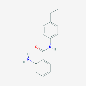 molecular formula C15H16N2O B183706 2-Amino-N-(4-ethyl-phenyl)-benzamide CAS No. 60624-39-7