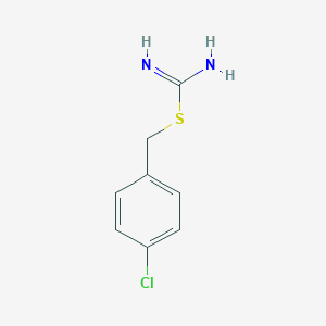molecular formula C8H9ClN2S B183708 4-Chlorobenzyl carbamimidothioate CAS No. 46124-27-0