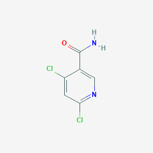 molecular formula C6H4Cl2N2O B183715 4,6-二氯烟酰胺 CAS No. 70593-57-6