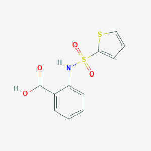 molecular formula C11H9NO4S2 B183723 2-(Thiophene-2-sulfonylamino)-benzoic acid CAS No. 82068-33-5
