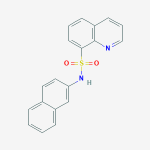 molecular formula C19H14N2O2S B183728 n-(Naphthalen-2-yl)quinoline-8-sulfonamide CAS No. 94212-32-5