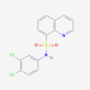 molecular formula C15H10Cl2N2O2S B183731 N-(3,4-Dichlorophenyl)-8-quinolinesulfonamide CAS No. 158729-28-3