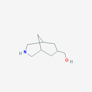 molecular formula C9H17NO B183734 3-Azabicyclo[3.3.1]nonan-7-ylmethanol CAS No. 128315-96-8