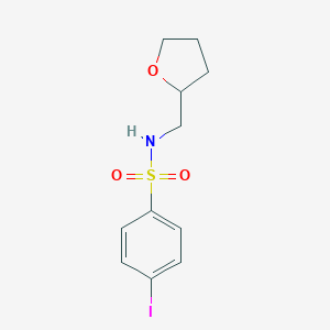 molecular formula C11H14INO3S B183737 4-iodo-N-(tetrahydro-2-furanylmethyl)benzenesulfonamide CAS No. 326885-27-2