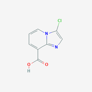 molecular formula C8H5ClN2O2 B183740 3-Chloroimidazo[1,2-a]pyridine-8-carboxylic acid CAS No. 133427-03-9