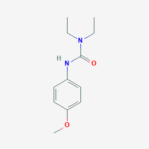 molecular formula C12H18N2O2 B183745 1,1-Diethyl-3-(4-methoxyphenyl)urea CAS No. 56015-84-0