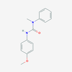 molecular formula C15H16N2O2 B183747 3-(4-Methoxyphenyl)-1-methyl-1-phenylurea CAS No. 59849-55-7