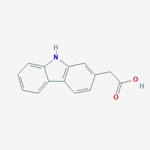 molecular formula C14H11NO2 B183748 9H-Carbazole-2-acetic acid CAS No. 51035-18-8