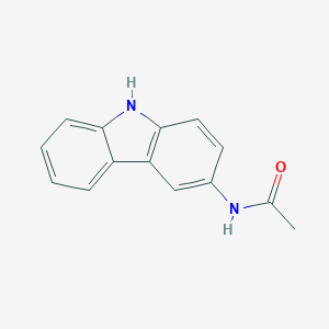 molecular formula C14H12N2O B183750 3-Acetylaminocarbazole CAS No. 57102-95-1