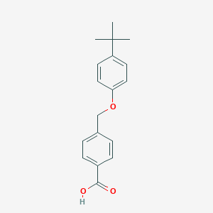molecular formula C18H20O3 B183751 4-[(4-tert-Butylphenoxy)methyl]benzoic acid CAS No. 132991-24-3