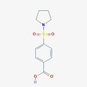 molecular formula C11H13NO4S B183761 4-(Pyrrolidine-1-sulfonyl)-benzoic acid CAS No. 19580-33-7