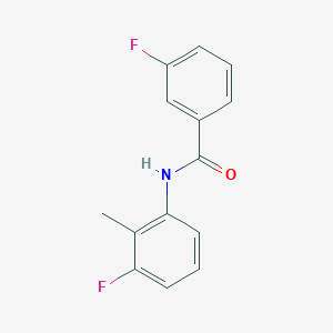 molecular formula C14H11F2NO B183766 3-fluoro-N-(3-fluoro-2-methylphenyl)benzamide CAS No. 697229-73-5