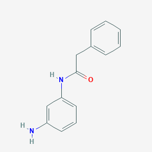 molecular formula C14H14N2O B183769 N-(3-氨基苯基)-2-苯乙酰胺 CAS No. 85856-32-2