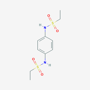 molecular formula C10H16N2O4S2 B183771 N-[4-(ethylsulfonylamino)phenyl]ethanesulfonamide CAS No. 65749-31-7