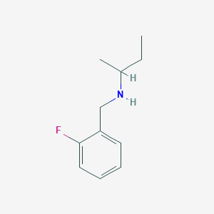 molecular formula C11H16FN B183772 N-(2-氟苄基)丁-2-胺 CAS No. 893590-49-3