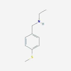 B183778 N-[(4-methylsulfanylphenyl)methyl]ethanamine CAS No. 893586-36-2
