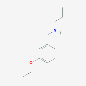 molecular formula C12H17NO B183780 N-[(3-ethoxyphenyl)methyl]prop-2-en-1-amine CAS No. 893570-43-9