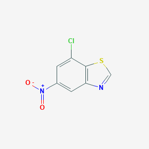molecular formula C7H3ClN2O2S B183781 7-Chloro-5-nitro-1,3-benzothiazole CAS No. 196205-25-1