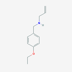 molecular formula C12H17NO B183782 N-[(4-乙氧苯基)甲基]丙-2-烯-1-胺 CAS No. 889949-84-2