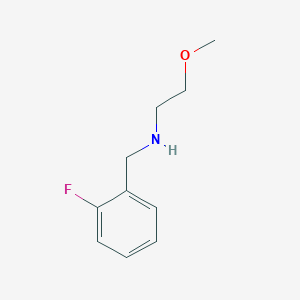 molecular formula C10H14FNO B183783 N-(2-氟苄基)-2-甲氧基乙胺 CAS No. 247907-28-4