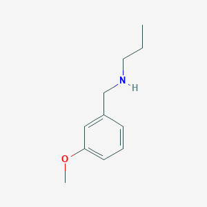 B183791 N-(3-Methoxybenzyl)propan-1-amine CAS No. 764651-75-4