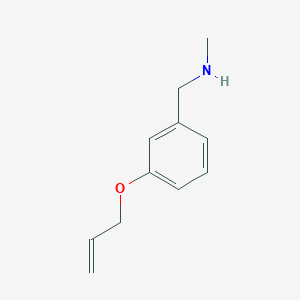 B183795 N-[3-(allyloxy)benzyl]-N-methylamine CAS No. 869941-97-9
