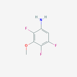 molecular formula C7H6F3NO B183798 2,4,5-Trifluoro-3-methoxyaniline CAS No. 114214-45-8