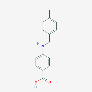 molecular formula C15H15NO2 B183806 4-[(4-Methylbenzyl)amino]benzoic acid CAS No. 64518-48-5