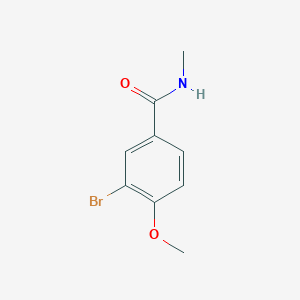 molecular formula C9H10BrNO2 B183811 3-溴-4-甲氧基-N-甲基苯甲酰胺 CAS No. 337536-21-7