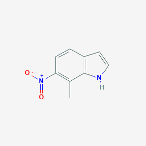 molecular formula C9H8N2O2 B183812 7-甲基-6-硝基-1H-吲哚 CAS No. 133053-70-0