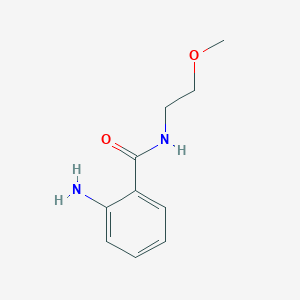 molecular formula C10H14N2O2 B183817 2-amino-N-(2-methoxyethyl)benzamide CAS No. 459836-89-6