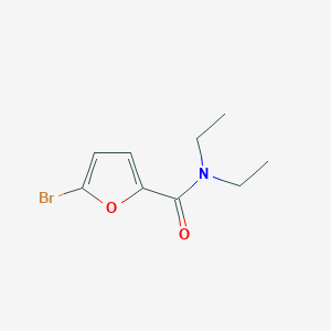 molecular formula C9H12BrNO2 B183826 5-bromo-N,N-diethyl-2-furamide CAS No. 57785-35-0