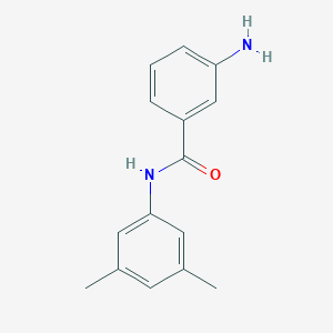 molecular formula C15H16N2O B183835 3-amino-N-(3,5-dimethylphenyl)benzamide CAS No. 102630-90-0