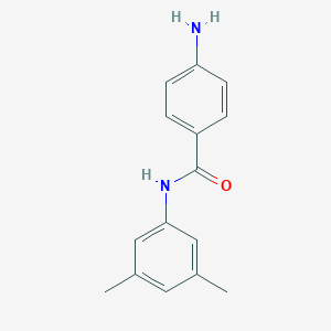 molecular formula C15H16N2O B183837 4-amino-N-(3,5-dimethylphenyl)benzamide CAS No. 97042-52-9