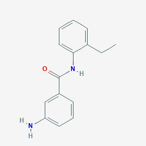 molecular formula C15H16N2O B183839 3-amino-N-(2-ethylphenyl)benzamide CAS No. 897594-72-8