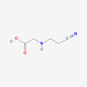 molecular formula C5H8N2O2 B018384 N-(2-cyanoethyl)glycine CAS No. 3088-42-4