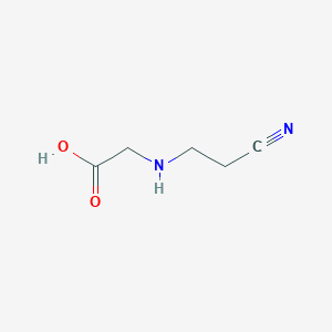 molecular formula C5H8N2O2 B018384 N-(2-Cyanoethyl)glycine CAS No. 3088-42-4