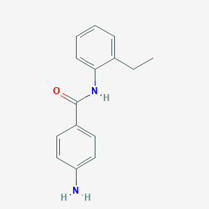 molecular formula C15H16N2O B183840 4-amino-N-(2-ethylphenyl)benzamide CAS No. 29027-73-4
