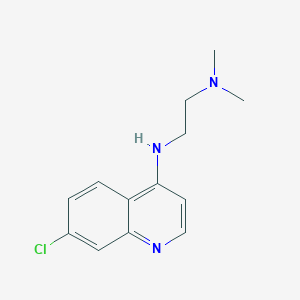 molecular formula C13H16ClN3 B183843 N-(7-chloro-4-quinolinyl)-N-[2-(dimethylamino)ethyl]amine CAS No. 107415-26-9