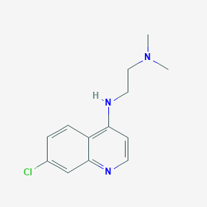 molecular formula C13H16ClN3 B183843 1,2-Ethanediamine, N'-(7-chloro-4-quinolinyl)-N,N-dimethyl- CAS No. 107415-26-9